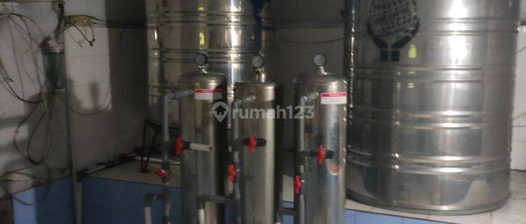 Dijual Tanah dan Bangunan + Alat Produksi Air Mineral Taurus CV Mars 1