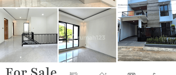 Rumah Brand New 2 Lantai Granit Modern di Graha Bintaro  1