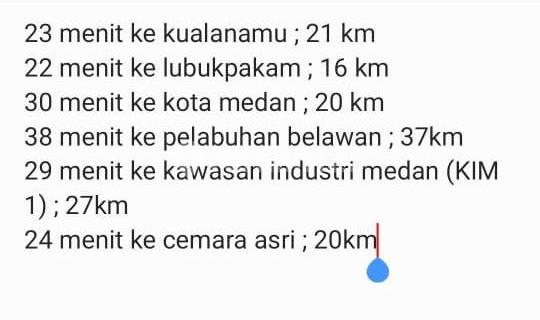 38.307 m² Jalan Raya Tj. Morawa Area Komersil  1