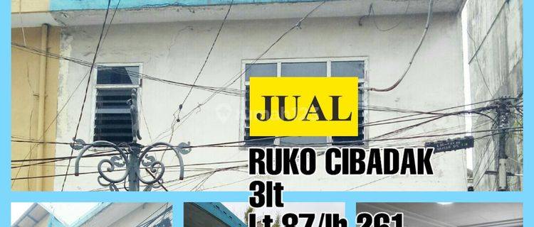 Jarang Ada Ruko 3 Lantai Di Mainroad Cibadak 1 Arah 1