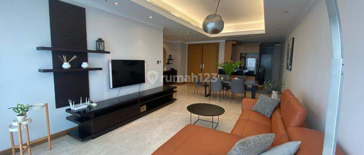 Apartment Kempinski Lantai Tinggi Dengan 2 Kamar Tidur Furnished 1