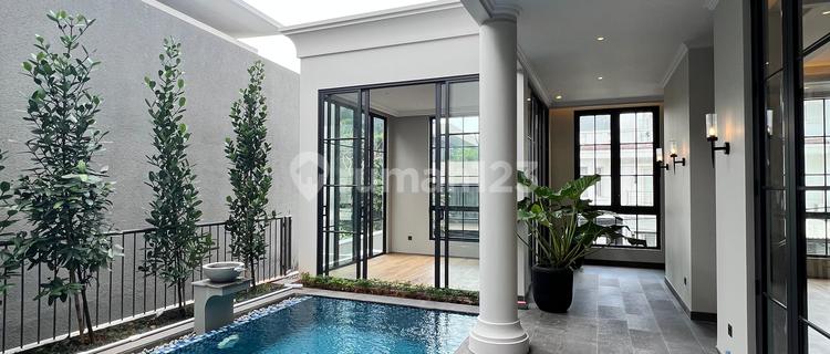 Brand New House American Classic Style At Kebayoran Baru 4 Floor With Private Swimming Pool & Private Salon N Spa 1