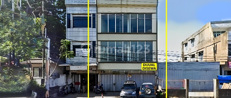 For Sale/Rent 2-Door 3-Story Linked Shop House Yos Sudarso Street 1