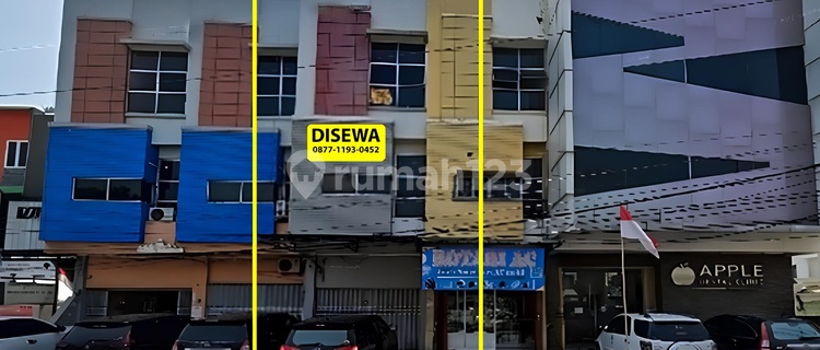 3-Story Shop House for Rent on Gajah Mada Main Road 1