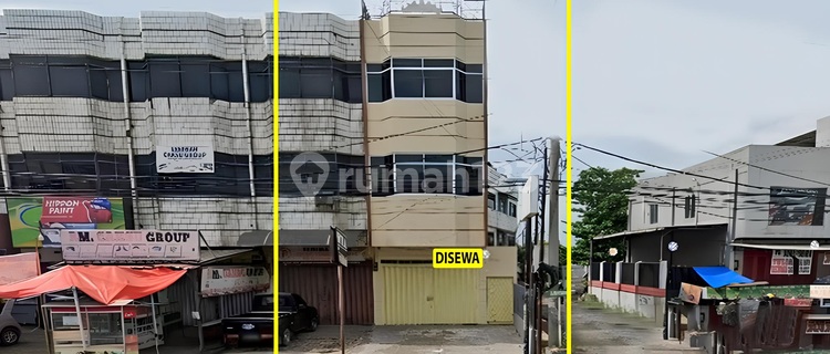 Rent 3-Story Shop House by Yos Sudarso Roadside 1