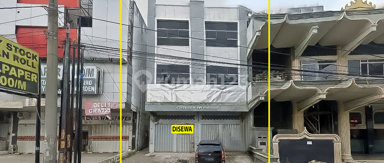 Twin-door Shop House and Warehouse on Teuku Umar Kedaton Street 1