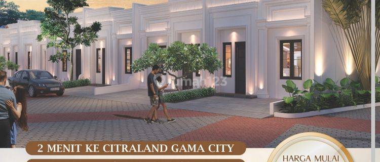 Rumah Baru Siap Huni.harga. 425 Juta. Dekat Citraland Gama City 1