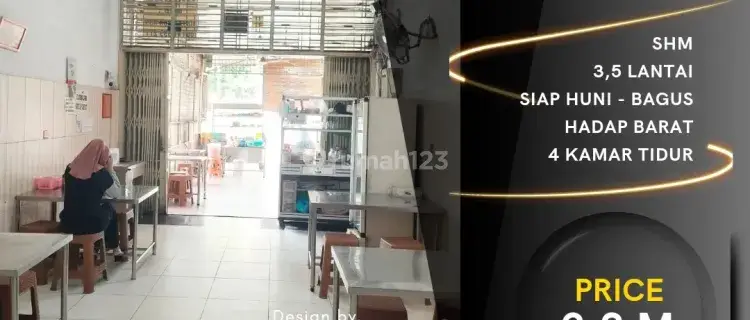 Ruko Jl. Madong Lubis. 50 M Ke Pajak Beruang.dekat Sekolah Sutomo 1