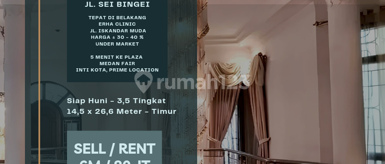 Jl. Sei Bingei. Behind Erha Clinic Iskandar Muda. Under Market 1