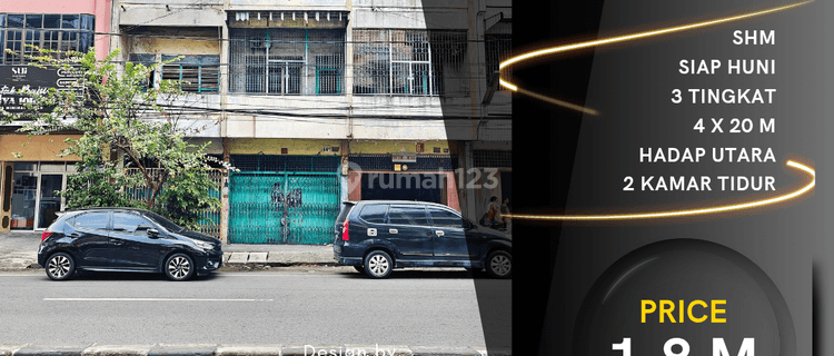 Ruko Jl. Sutrisno. Dekat Jl. Laksana. Harga Bagus.inti Kota Medan 1