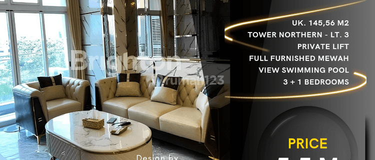 Condominium Podomoro. Private Lift. Full Furnished. Lantai 3 1