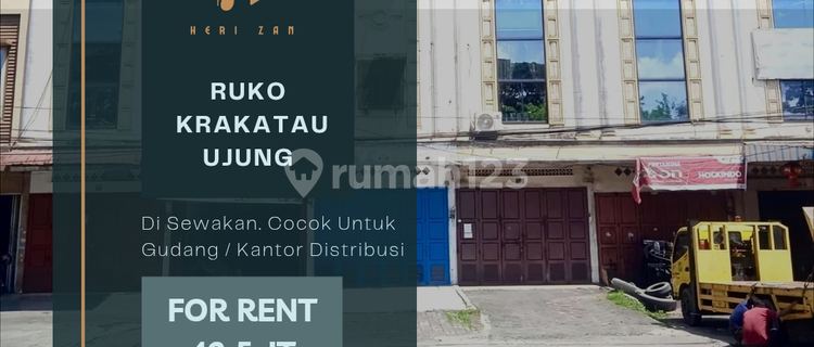 Ruko Jl. Krakatau Ujung. Near Toll Road. Container Accessible. 1