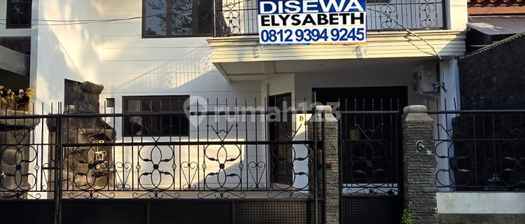 For Rent: Minimalist House, 2 Floors, Flood-Free, Facing Park, BCS Kelapa Gading. 1