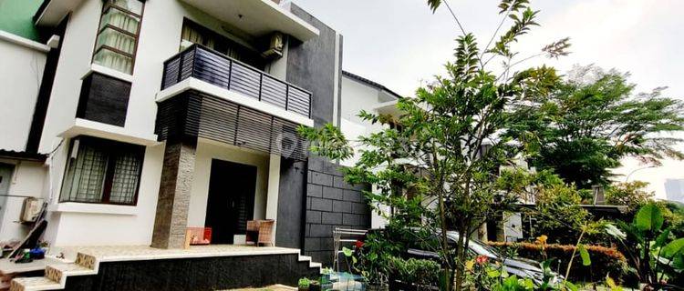 Rumah double fasade dpn Ruko blkg Rumah The Green Manhattan BSD 1