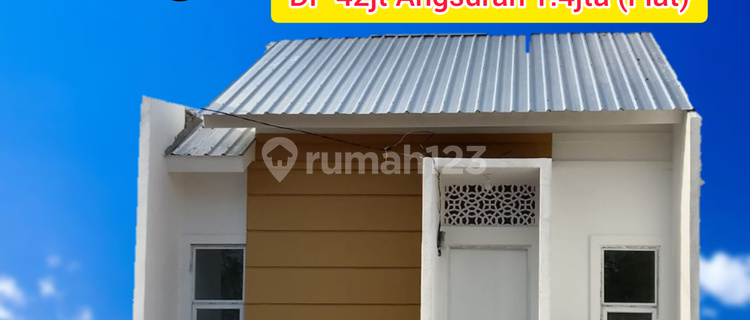 Rumah murah strategis dekat BTP Makassar di Jalan moncongloe kondisi Baru SHM 1