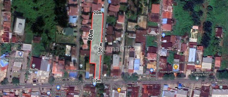 Tanah Siap Bangun Tepi Jalan Padat Penduduk di Tanjung Raya 2 1