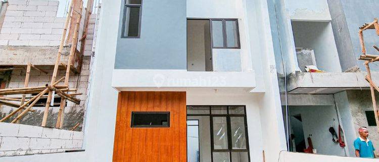Rumah murah  2 lantai DP 0% di Jln.parung tengah , duren mekar , kec . Bojongsari  1