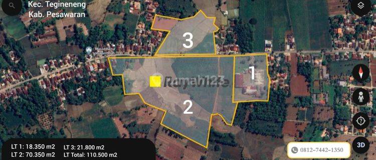 Dijual Lahan di Kawasan Industri Tegineneng Pesawaran Lampung 1