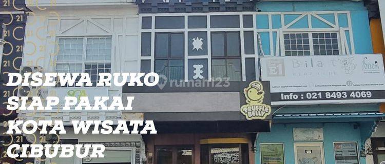 Disewakan Ruko 2 Lantai Siap Pakai Di Kota Wisata Cibubur 1