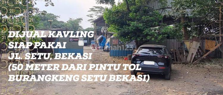 Dijual Kavling Siap Pakai Di Jalan Setu Bekasi  1