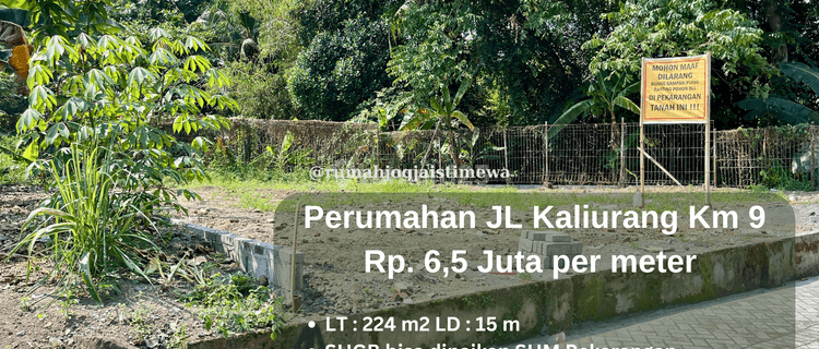 Tanah Dalam Perumahan Elit di Jalan Kaliurang Km 8,5 Utara Ugm 1