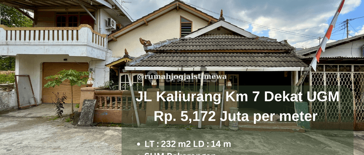 Tanah Bonus Bangunan di Jl Kaliurang Km 7 Banteng Dekat Ugm 1