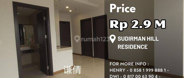 Sudirman Hill 2br Ada Balkon Jual Bu Jarang Ada 1