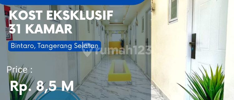 FOR SALE FAST EXCLUSIVE BOARDING HOUSE IN THE HEART OF BINTARO 1