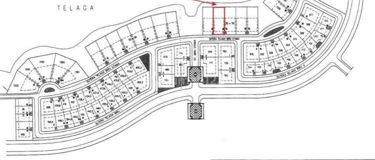 Dijual Cepat Kavling Cluster Telaga Biru Alam Sutera  1