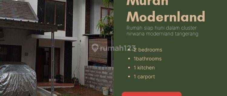 Rumah siap huni Bagus di Cluster nirwana modernland tangerang  1