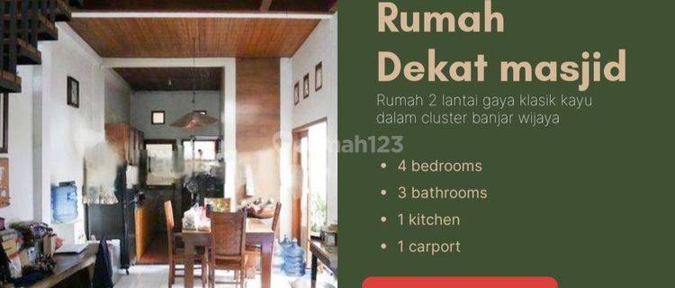 Rumah 2 Lantai Sudah Renovasi di Cluster cemara banjar wijaya  1