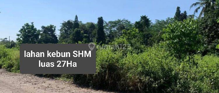 Tanah kebun 27ha SHM di Purwakarta jawa barat 1