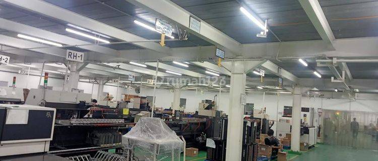 Dijual Pabrik di Kawasan Industri At Jl Raya Serang Cikupa 1