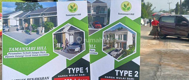 Perumahan cluster di Tamansari hill bogor dijual  1