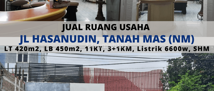 Jual Ruang Usaha Jl Hasanudin Lokasi Strategis 1