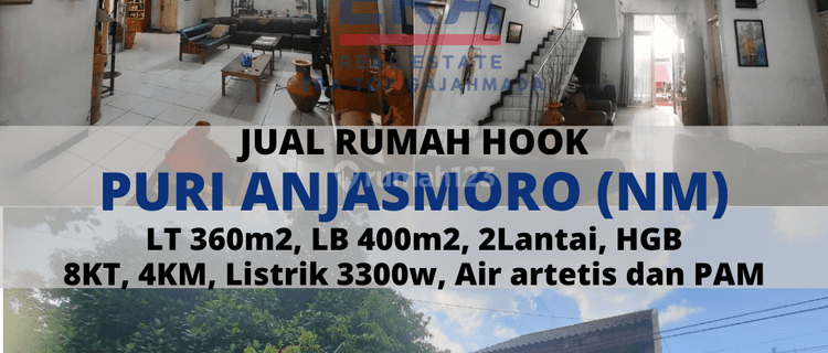 Rumah Hook Puri Anjasmoro Siap Huni 1