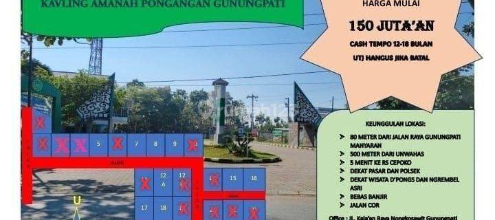 Tanah Murah Dekat Kampus Unwahas Gunungpati semarang 1