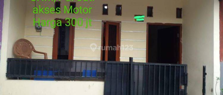 Dijual rumah akses motor di Pondok jati pondok aren Tangerang Selatan SHM Rumah 1