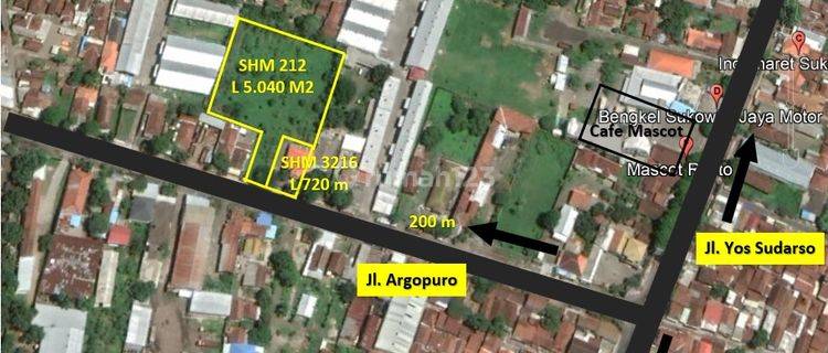 Tanah 5760m2 Argopuro Tanah Luas Ada Rumah Di Depan 1