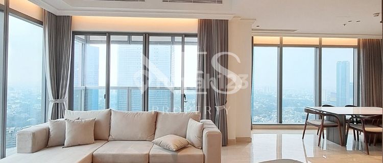 Sewa 57 Promenade 3 BR, Bagus, Full Furnished, Thamrin, MRT, Mall 1