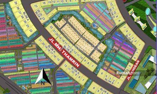 Dijual Kavling Komersil District Pik 2 Ukuran 1000m2 Harga 30jt M 1