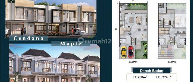 Dijual Rumah Pik 2 Vpp Villa Pasir Putih 12x20 Tipe Maple Over Credit Murah 1