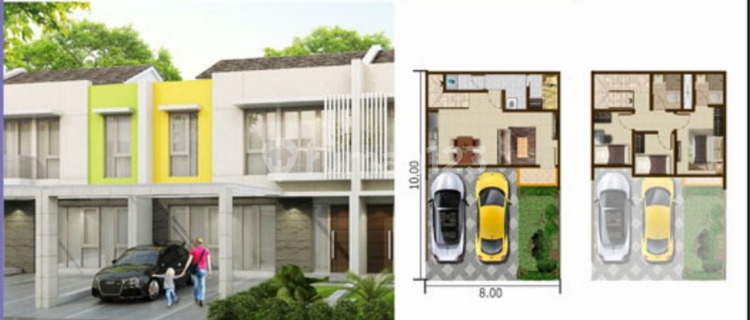 Disewa Rumah Pik 2 Ukuran 8x10 2 Lantai Siap Huni  1