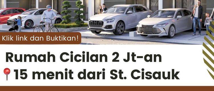 15 MENIT KE STASIUN CISAUK RUMAH KOMERSIL SHM BEBAS BIAYA SHM 1