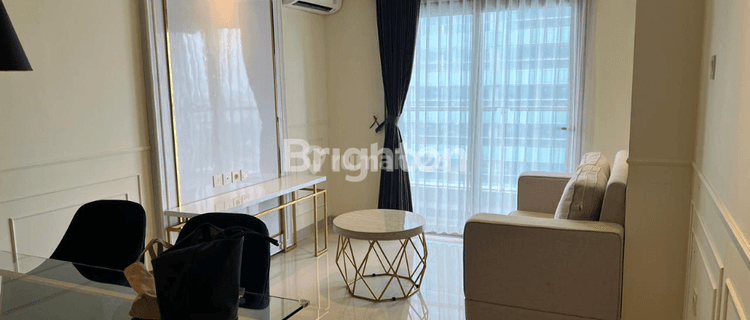 Unit Full Furnish di Apartemen Praxis dengan View Kota Cantik Surabaya Pusat 1