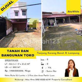 Tanah+Bangunan Toko SHM Bandarlampung 1