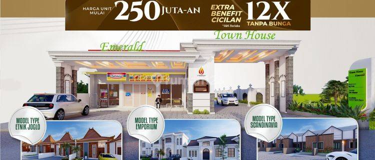 Emerald Town House Perumahan Premium Dekat Pusat Kota Klaten 1