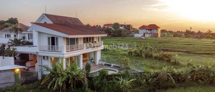 Rice Paddy View American Classic 5 Bedroom Villa In Berawa Canggu 1