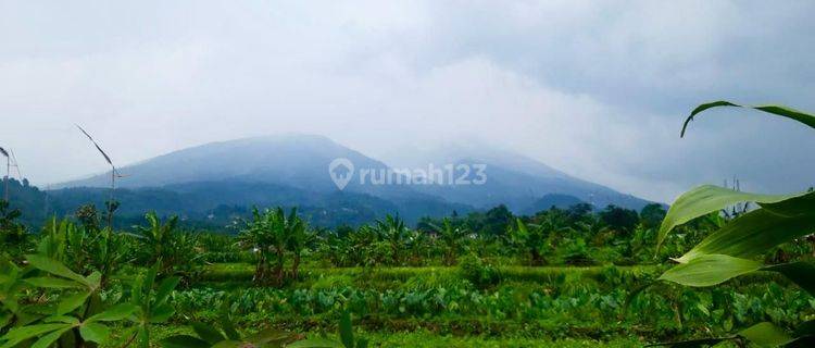 Dijual Tanah dengan Pemandangan Gunung Salah, Cijeruk, Bogor 1