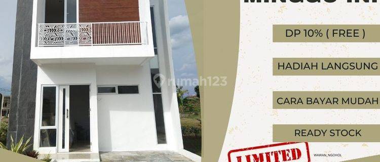 Rumah Dijual Scandinavian 2 Lantai Tanah Sareal, Kota Bogor 1